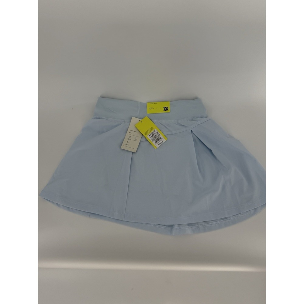 All in Motion Woven Skort Active Quick Dry 4Way Stretch Light Blue Girls L 10/12